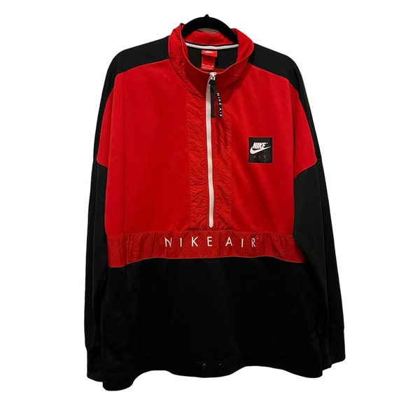 Nike Air Half Zip Pullover Jacket Red 